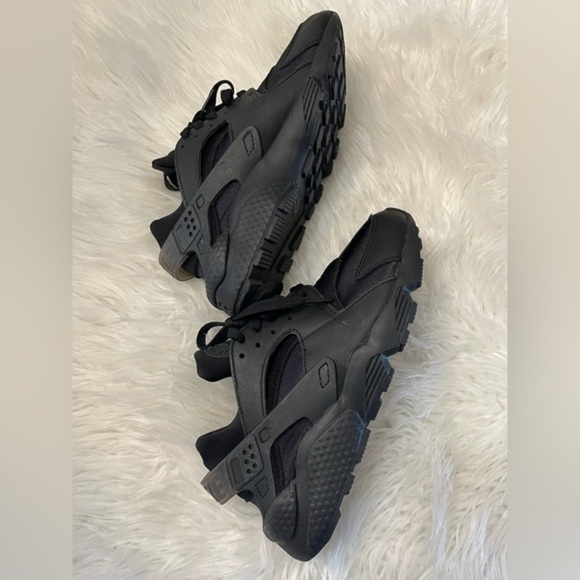 Nike‎ Air Women’s Huarache Shoes Triple Black Size 8 - Picture 11 of 15